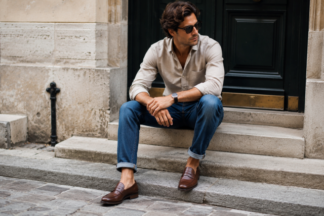 Messieurs, quel pantalon porter avec des chaussures à double boucles ?
