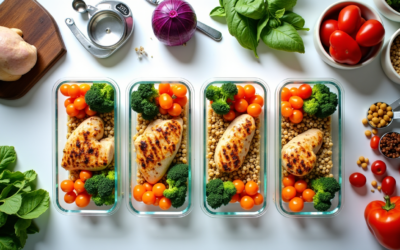Batch cooking protéiné : Comment structurer ses repas pour faire le plein d'énergie