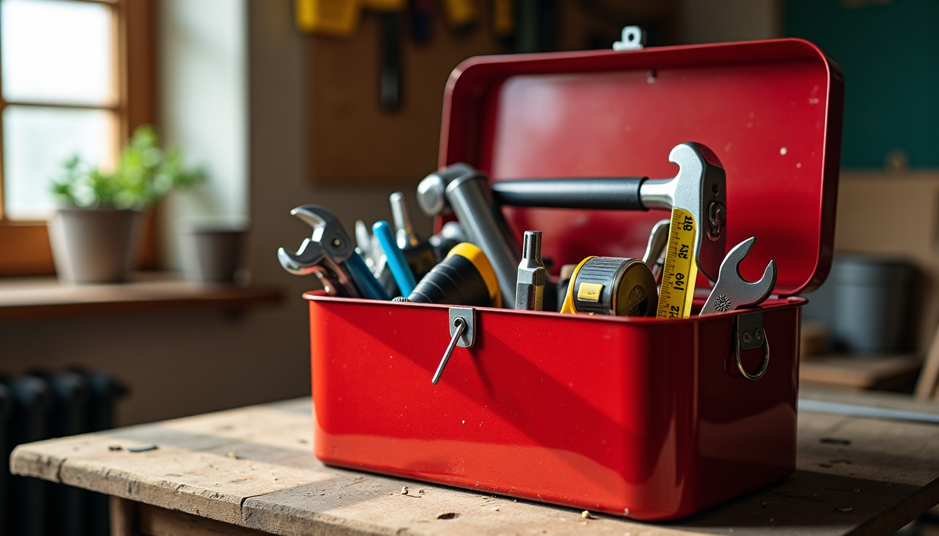 Quels outils avoir dans une première boîte à bricolage ?