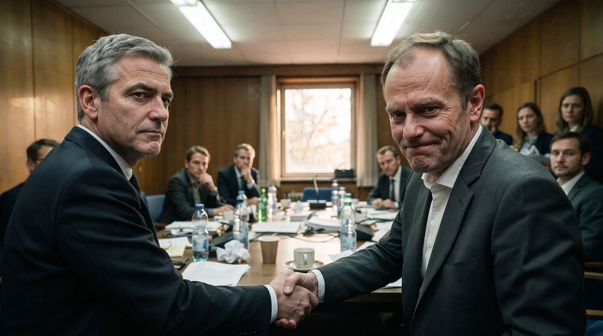 Deux hommes s'entrouvent lors d'une réunion dans une salle de conférence Deux hommes s'entrouvent lors d'une réunion dans une salle de conférence